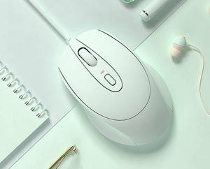 Matte Color Wired Mouse - The PNK Stuff