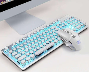 Retro Typewriter Wireless Keyboard and Mouse Set - The PNK Stuff